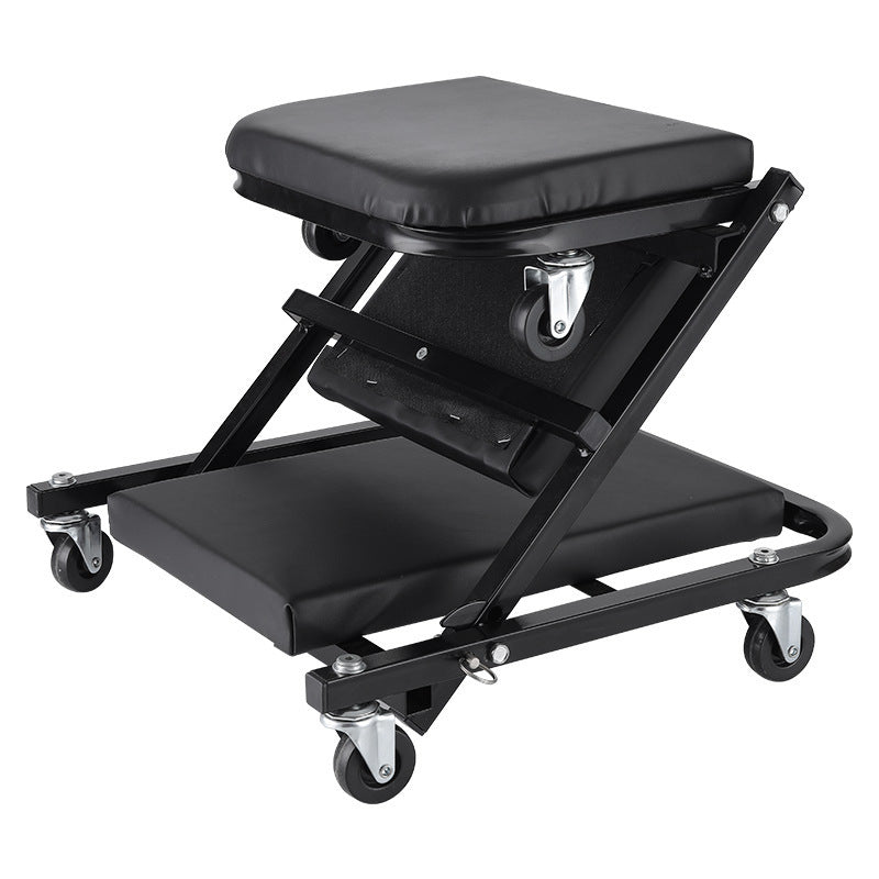 🛠️ Cash on Delivery 💺 2-in-1 Z Creeper Seat Rolling Chair – Auto Mechanics Shop Garage Work Stool with Creeper Mode, 360° Swivel Casters, Heavy-Duty Steel Frame – Free Shipping