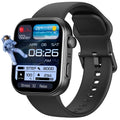 TOZO-S6 Smartwatch 1.85" AMOLED Ultra-Clear Screen Dynamic Watch Faces Bluetooth Call,100+ Sports Modes Fitness Watch Activity Tracker with Heart Rate/Sleep Oxygen Monitor IP68 Waterproof Devices Wearable D MothersDayGift Dustproof Smartphone Wristwatch