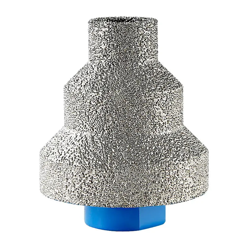 3-Piece Diamond Step Chamfer Drill Bit Set 20-35-50MM - Hole Enlargement Edge Trimming for Tile and Marble (3 Identical Bits)