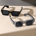 🕶️ Cash on Delivery 🎁 2pcs Retro Square Fashion Sunglasses for Women & Men – Thick Frame, Anti Glare Sun Shades, Perfect for Party, Beach, Travel – Free Shipping