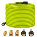 💦 Cash on Delivery 🚗 7500PSI Heavy Duty Anti‑Kink High Pressure Washer Hose 15M with M22‑14 Connector – Explosion‑Proof Car Washing Water Pipe with 5 Copper Fittings – Free Shipping