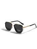Summer 2026 Simple Polarized Shades Sunglasses For Everyday Use, Summer Geometric Frame Double Beam Fashion Sunglasses, Travel Accessories, Trendy Casual Sunglasses