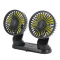 2-speed Dual-head Rotating Car Fan, Adjustable Airflow & Compact Design Car Cooling Fan with Parking Sensor, Perfect for Cars and Trucks, Ideal Summer Gift