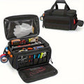 Durable 14-Inch Tool Kit for Electricians & Repair Technicians, Work Box with Multi-Compartment Storage Bag, Essential Tools Organizer, Portable Tool Bag, Tool Pouch