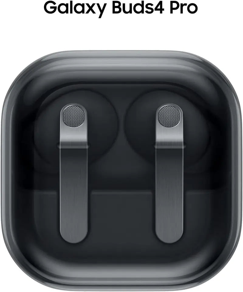 Samsung Galaxy Buds 4 Pro 2026 True Wireless Noise Cancelling Earbuds – Hi-Fi Sound, 2‑Way Speaker + Dual Amp, Intelligent ANC, Bluetooth 6.1, IP57 Water Resistant, 30H Battery, AI Head Gesture Control