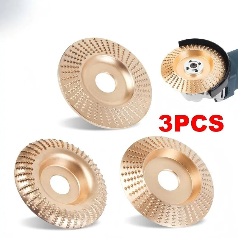 🛠️ Cash on Delivery ✨ 3PCS 4" Grinding Wheels – Grinder Accessory for Wood Carving, Sanding and Polishing – Free Shipping