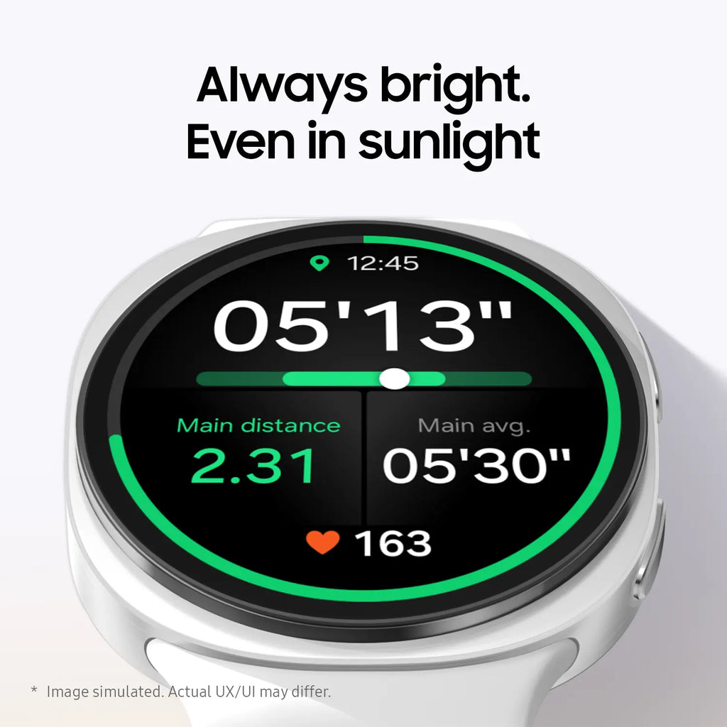 Samsung Galaxy Watch8 – Circular HD Screen Smartwatch, Hands-Free Bluetooth Calling, Step Count, Heart Rate, Blood Pressure & Blood Oxygen Detection, Sleep Monitoring, Multi-Sport Tracker – Compatible with iOS & Android