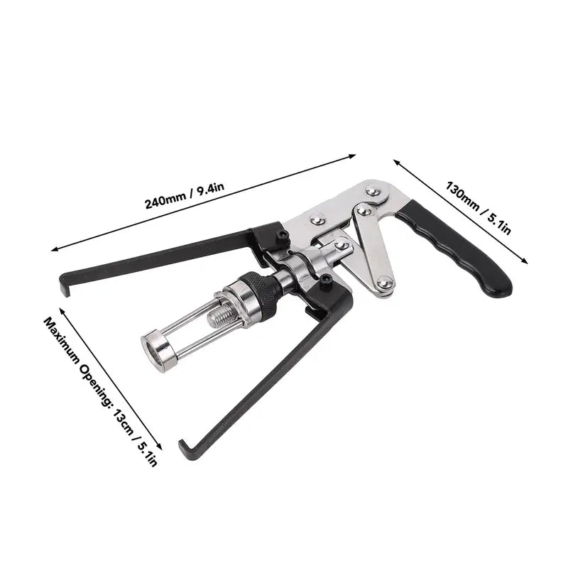 Valve Spring Compressor Tool – Carbon Steel Overhead Valve Spring Remover, Press Type Hand Pliers for Oil Seal Disassembly