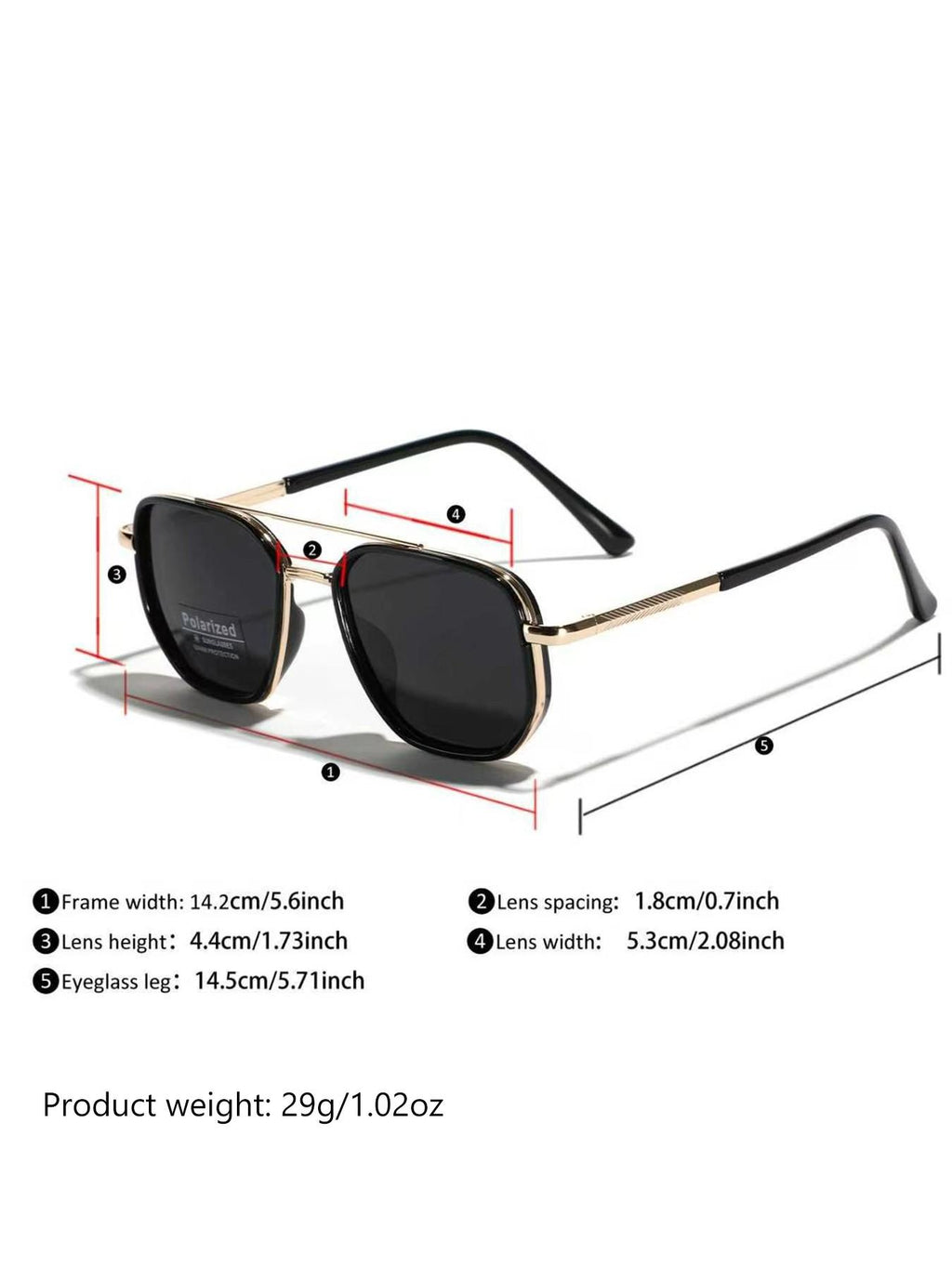 Summer 2026 Simple Polarized Shades Sunglasses For Everyday Use, Summer Geometric Frame Double Beam Fashion Sunglasses, Travel Accessories, Trendy Casual Sunglasses