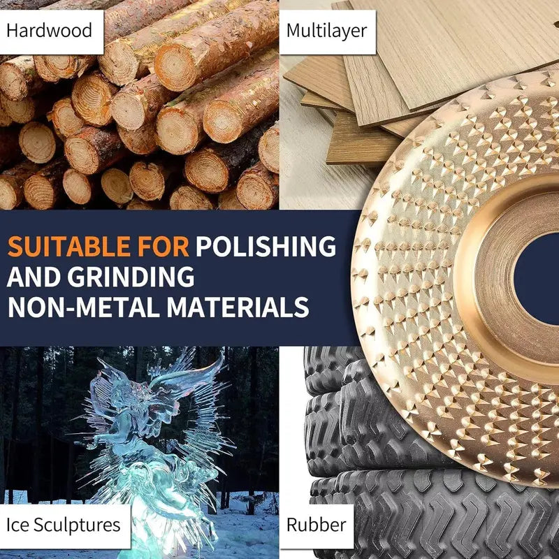 🛠️ Cash on Delivery ✨ 3PCS 4" Grinding Wheels – Grinder Accessory for Wood Carving, Sanding and Polishing – Free Shipping