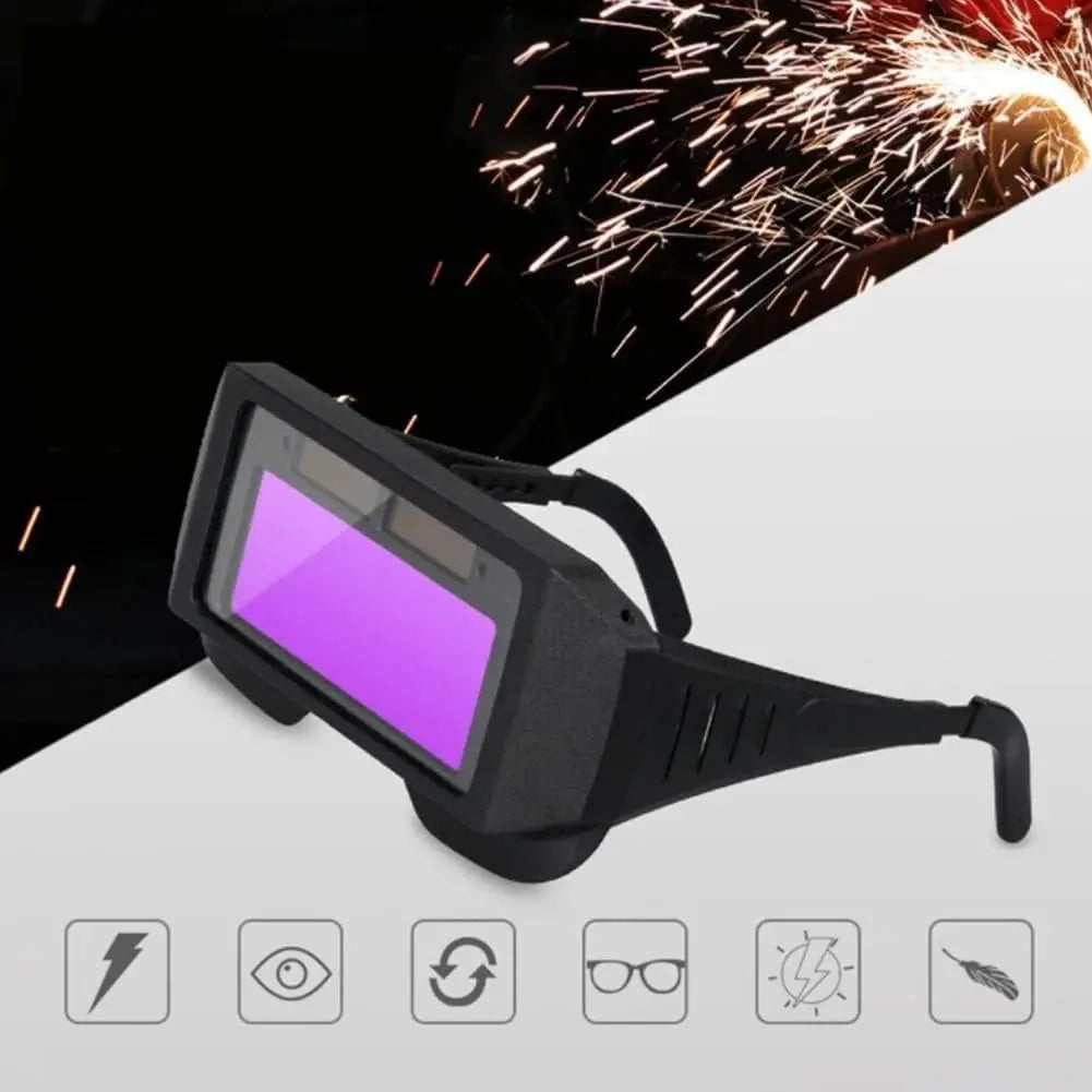🕶️ Cash on Delivery 🎁 1 Pack Industrial Welder Safety Glasses – Buy 1 Get 9 Free (While Stocks Last) with 5 Replacement Lenses, Solar Auto‑Darkening Work Safety Goggles for Home Improvement, Camping Essentials & Gear – Free Shipping