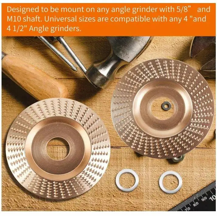 🛠️ Cash on Delivery ✨ 3PCS 4" Grinding Wheels – Grinder Accessory for Wood Carving, Sanding and Polishing – Free Shipping