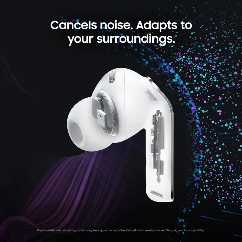 Samsung Galaxy Buds 4 Pro 2026 True Wireless Noise Cancelling Earbuds – Hi-Fi Sound, 2‑Way Speaker + Dual Amp, Intelligent ANC, Bluetooth 6.1, IP57 Water Resistant, 30H Battery, AI Head Gesture Control