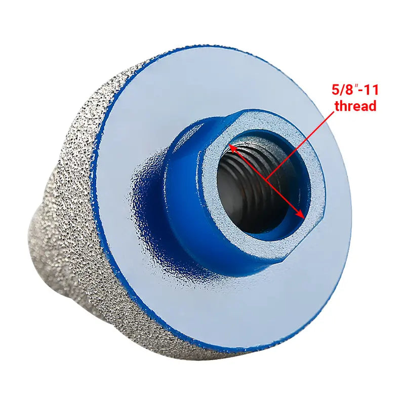 3-Piece Diamond Step Chamfer Drill Bit Set 20-35-50MM - Hole Enlargement Edge Trimming for Tile and Marble (3 Identical Bits)
