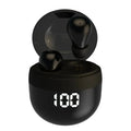🎧 Cash on Delivery 📟 SK18 Bluetooth Earphones – IPX6 Waterproof, Bluetooth 5.3, Digital Display, 8H Playtime, In-Ear Stereo Sound – Black – Free Shipping