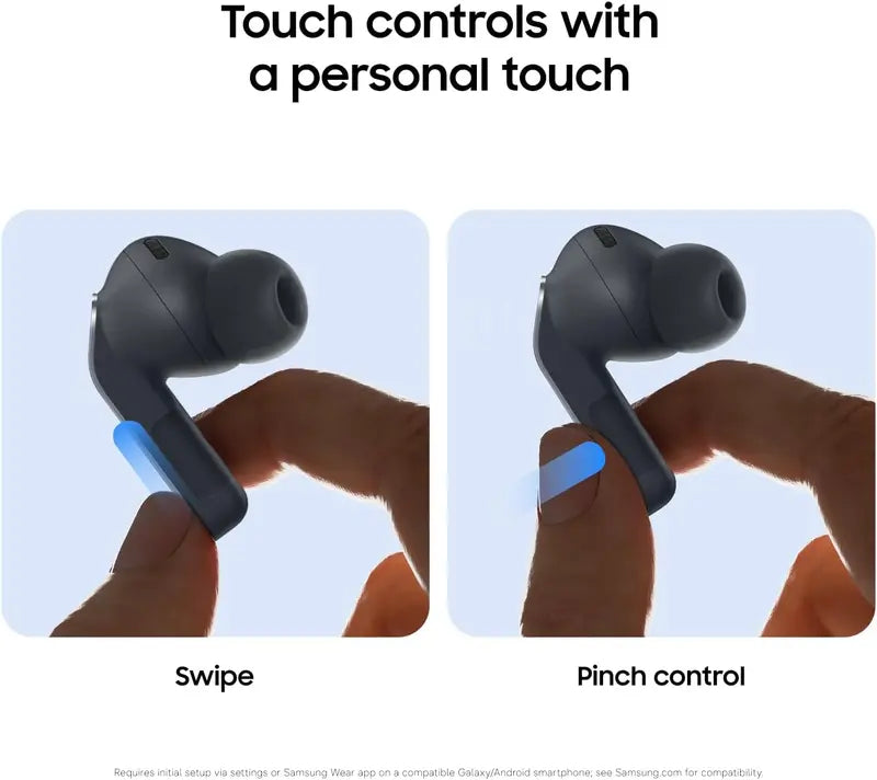 Samsung Galaxy Buds 4 Pro 2026 True Wireless Noise Cancelling Earbuds – Hi-Fi Sound, 2‑Way Speaker + Dual Amp, Intelligent ANC, Bluetooth 6.1, IP57 Water Resistant, 30H Battery, AI Head Gesture Control