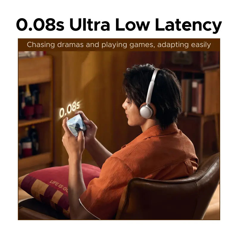 UGREEN Studio Plus Retro Wireless Headphones - 25dB Active Noise Cancellation, Bluetooth 6.0, 80H Battery Life