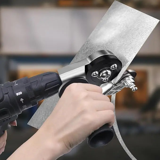 🛠️ Cash on Delivery 🔩 DIY Drill Attachment Metal Sheet Cutter – Electric Drill Modified Metal Iron Sheet Cutting Shear Tool, Universal Drill Accessory for Thin & Thick Metal – Free Shipping