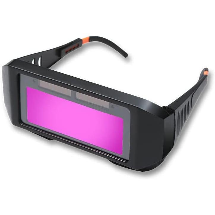 Welding Safety Goggles with Solar Automatic Dimming - 1 Set with 5 Extra Protective Lenses Professional Eye Protection Equipment 🎵 Free Shipping & Cash on Delivery 📊