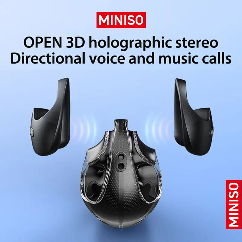 MINISO X15 Pro Earphone Wireless Bluetooth 5.4 OWS Waterproof Sport Headsets Noise Reduction Headphones with Mic