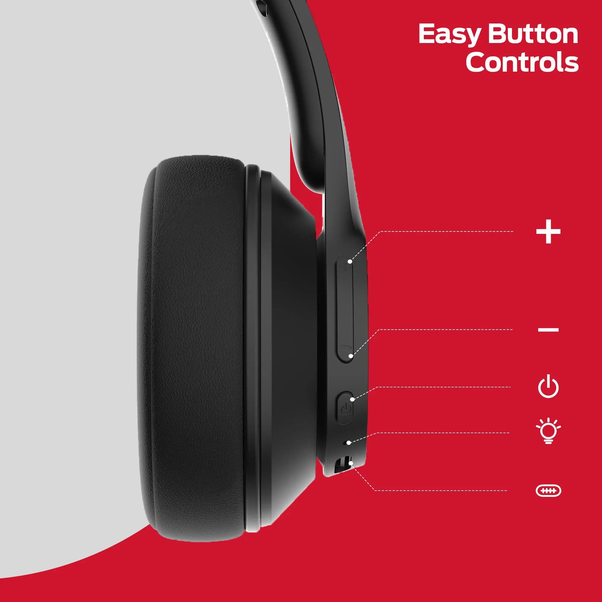 MONSTER Wireless Over - Ear Bluetooth Headphones, Bluetooth 6.0, Up to 40H Battery Life, Deep Bass HiFi Stereo, Comfortable Foldable Design, Apple & Android Compatible, Headset with Microphone for Home Office Phone & PC summerwins