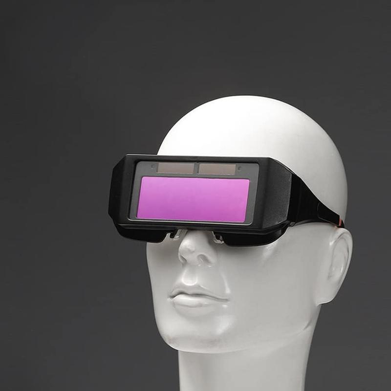 Welding Safety Goggles with Solar Automatic Dimming - 1 Set with 5 Extra Protective Lenses Professional Eye Protection Equipment 🎵 Free Shipping & Cash on Delivery 📊