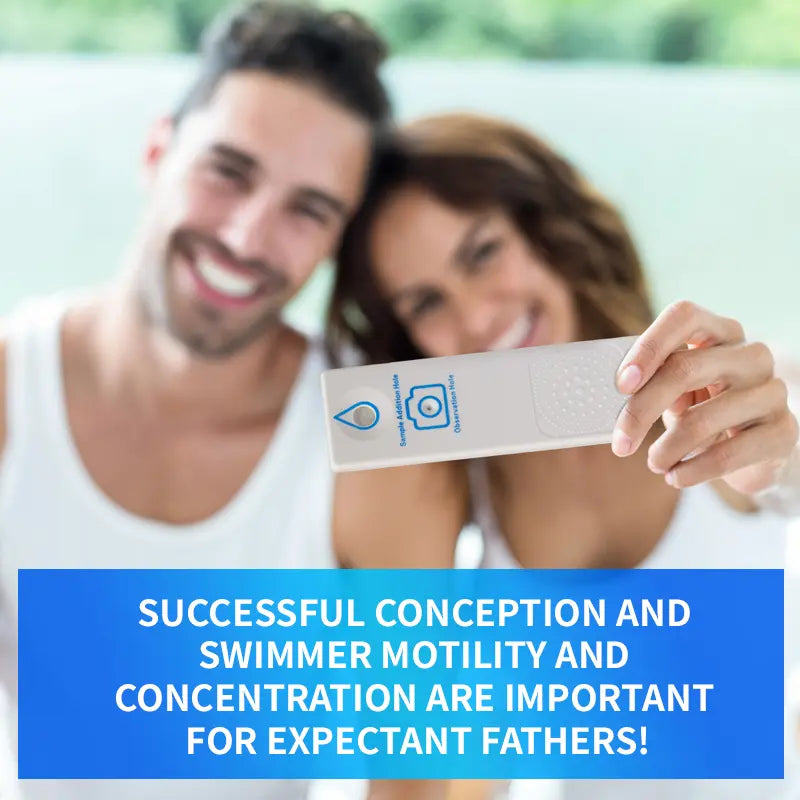 Magnifier Pro Sperm Quality Test – Disposable Lens with Reusable Base, Clear Field of View, Private & Easy-to-Use Home Semen Analysis Aid