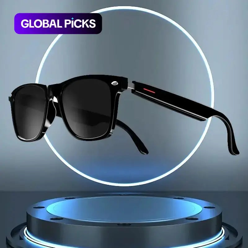 Smart Bluetooth Glasses - AI Voice Assistant & Translation Sunglasses, Touch Control Open Ear Headphones, UV Protection for Outdoor Sports Travel 🎵 Free Shipping & Cash on Delivery 📊