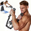 FED Fitness Flybird Series CT1 Chest Trainer Arm Exerciser & Arm Strength Trainer - Adjustable 22-440lbs Core, Tricep Workout Equipment with Ab Roller Wheel, Home Gym Exercise Equipment (Pad & Bag Incl.) for Men Women【live only】