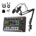 F998 Podcast Equipment Bundle, Podcast Studio Equipment, BM-800 Microphone Recording Studio Package, Live Sound Card Device for Streaming/Live Broadcast, Sound Card Set, Sound Card Kit