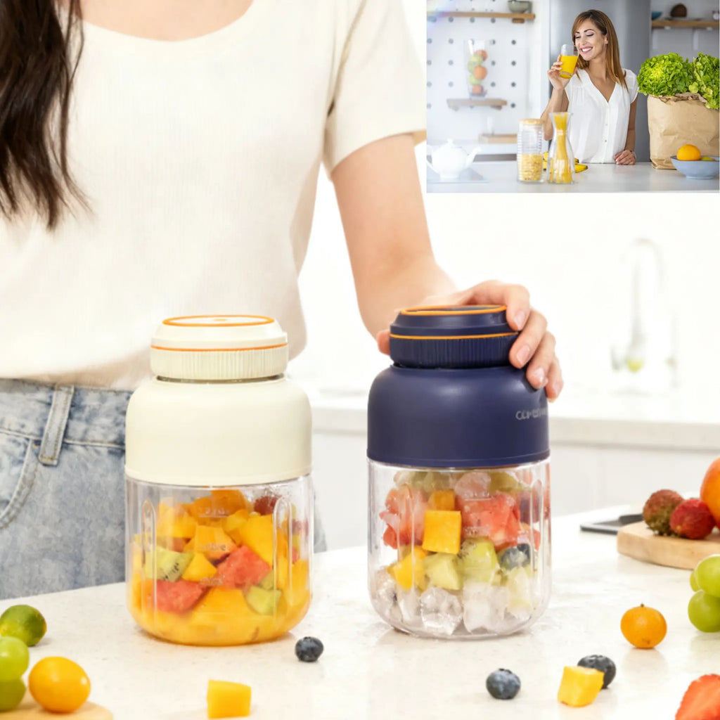 Home Multifunction Juicer, 44oz Portable USB Rechargeable Blender Cup , Household Kitchen Appliance for Smoothies & Liquid Diet, Summer Essential, Cordless image 8