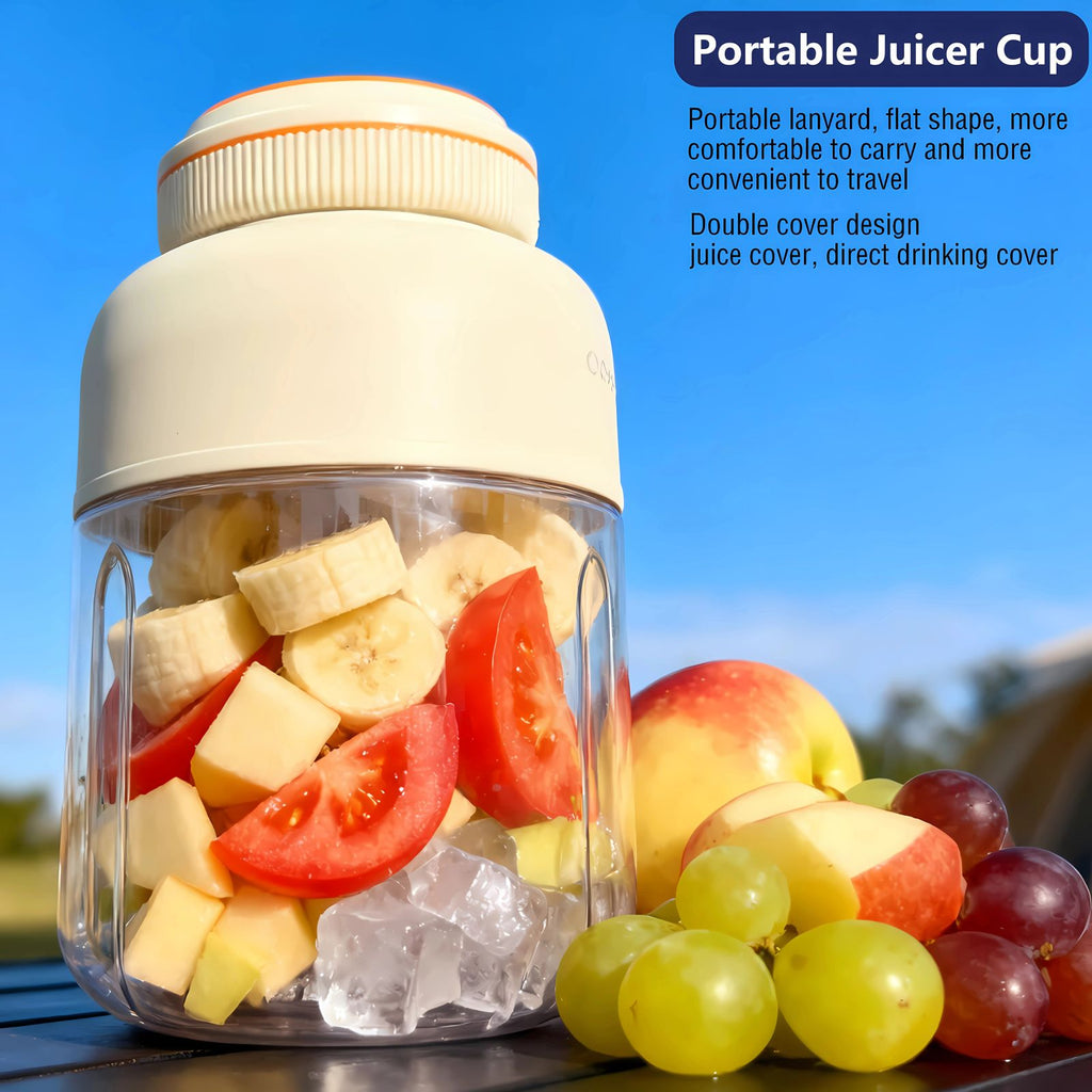 Home Multifunction Juicer, 44oz Portable USB Rechargeable Blender Cup , Household Kitchen Appliance for Smoothies & Liquid Diet, Summer Essential, Cordless image 2