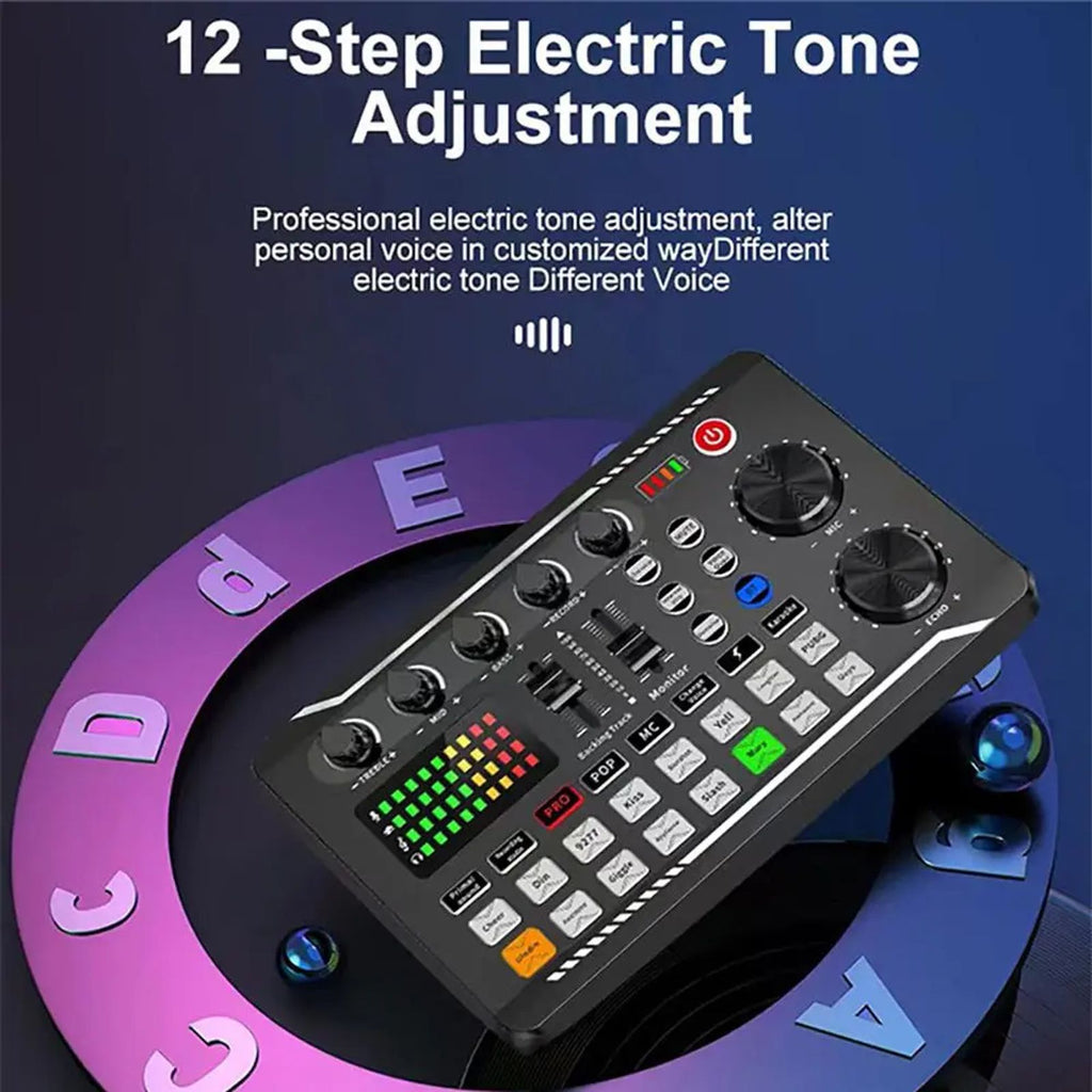 F998 Podcast Equipment Bundle, Podcast Studio Equipment, BM-800 Microphone Recording Studio Package, Live Sound Card Device for Streaming/Live Broadcast, Sound Card Set, Sound Card Kit image 7