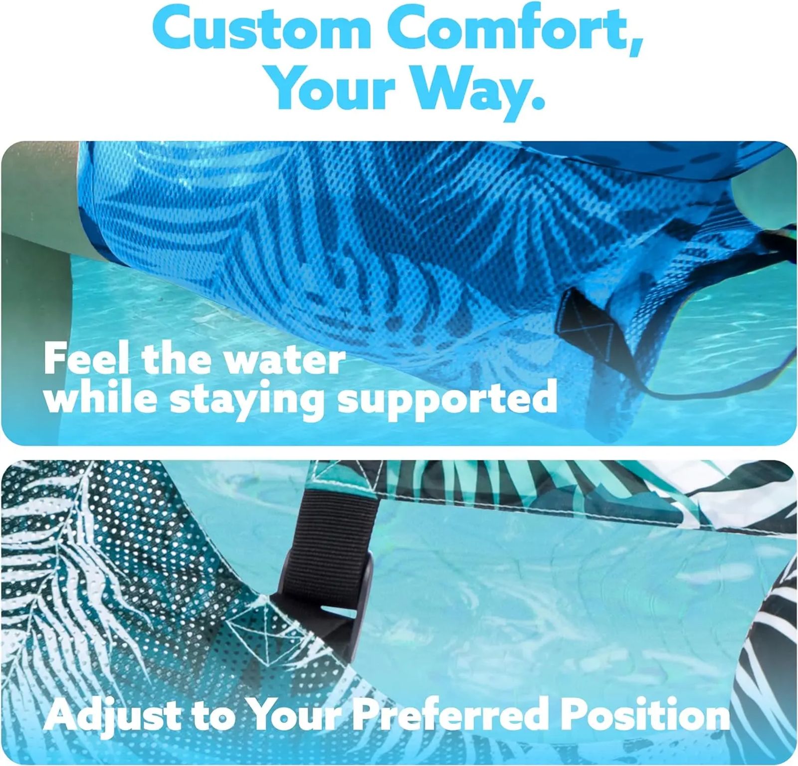 SLOOSH Inflatable Pool Floats Adult, 2 Packs / 1 Pack Floating Lounge Chairs , Blow up Pool Noodles for Adult Heavy Duty, Floating Chair for Party Summer Water Beach Lake Fun DealsForYouDays image 3